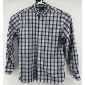 Fish Hippie Solace Collection‎ Long Sleeve Button Down Shirt Blue Men's Large